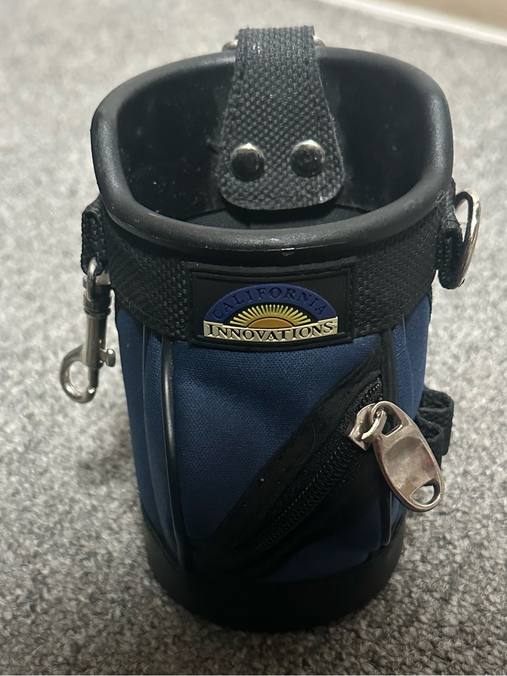 California Innovations Blue and Black Golf Bag Pen Holder